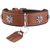S-M, Coul: cognac/noir, TC: 35-42 cm, Larg: 4, 0 cm
