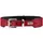 Größe: XS-S, Farbe: rot/schwarz, Halsumfang: 29 - 33 cm, Breite: 2,6 cm
