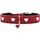 S-M, Coul: rouge/noir, TC: 35-40 cm, Larg: 2, 6 cm