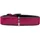 Größe: M-L, Farbe: himbeer/schwarz, Halsumfang: 46 - 53 cm, Breite: 3,5 cm