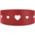 S-M, Coul: rouge/noir, TC: 37-43 cm, Larg: 6, 0 cm