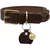 S-M, Coul: marron foncé, TC: 38-44 cm, Larg: 3, 0 cm