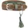 Größe: XS-S, Farbe: taupe/türkis, Halsumfang: 29-34 cm, Breite: 5,4 cm