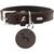S-M, Coul: marron foncé/noir, TC: 35-42 cm, Larg: 2, 8 cm