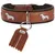 XS, Coul: cognac/noir, TC: 24-27 cm, Larg: 2, 6 cm