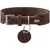 S-M, Coul: marron foncé, TC: 41-46 cm, Larg: 3, 0 cm