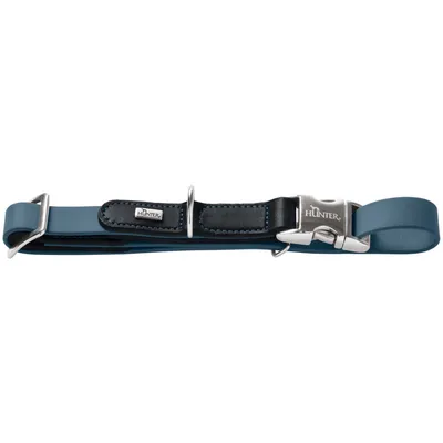 HUNTER collier pour chien Wolmar Biothane x cuir Alu Strong HUNTER collier pour chien Wolmar Biothane x cuir Alu Strong