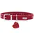 XXS-XS, Coul: rouge, TC: 19-24 cm, Larg: 1, 2 cm