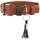 S, Coul: cognac/olive, TC: 30-38 cm, Larg: 2, 8 cm