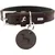 M-L, Coul: marron foncé/noir, TC: 42-52 cm, Larg: 3, 5 cm