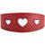XS, Coul: rouge/noir, TC: 25-28 cm, Larg: 4, 4 cm