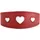 XS, Coul: rouge/noir, TC: 25-28 cm, Larg: 4, 4 cm