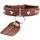 XXS-XS, Farbe: cognac/schwarz, Hals: 20 - 24 cm, Breite: 1,8 cm