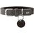 M-L, Coul: noir/gris pierre, TC: 47-55 cm, Larg: 2, 5 cm