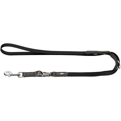HUNTER laisse réglable pour chien Wolmar Biothane x cuir