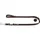 13/200, Coul: marron foncé, Long: 200 cm, Larg: 1, 3 cm