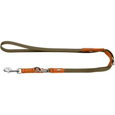 HUNTER laisse réglable pour chien Wolmar Biothane x cuir