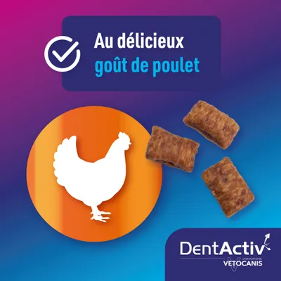 DentActiv Action Friandises Dentaires pour Chat, Lot de 10 sachets de 50g DentActiv Action Friandises Dentaires pour Chat, Lot de 10 sachets de 50g