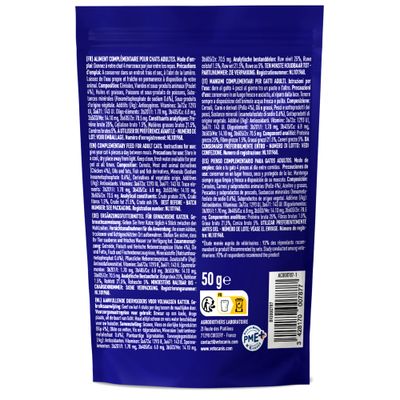 DentActiv Action Friandises Dentaires pour Chat, Lot de 10 sachets de 50g