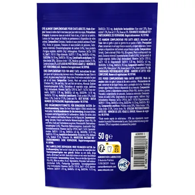 DentActiv Action Friandises Dentaires pour Chat, Lot de 10 sachets de 50g DentActiv Action Friandises Dentaires pour Chat, Lot de 10 sachets de 50g