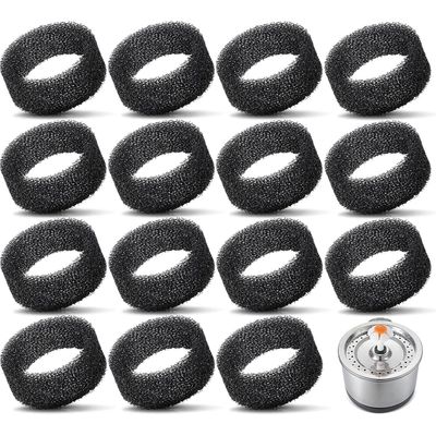 16 pièces mousse fontaine animaux éponge ronde 2 5 L 84 oz