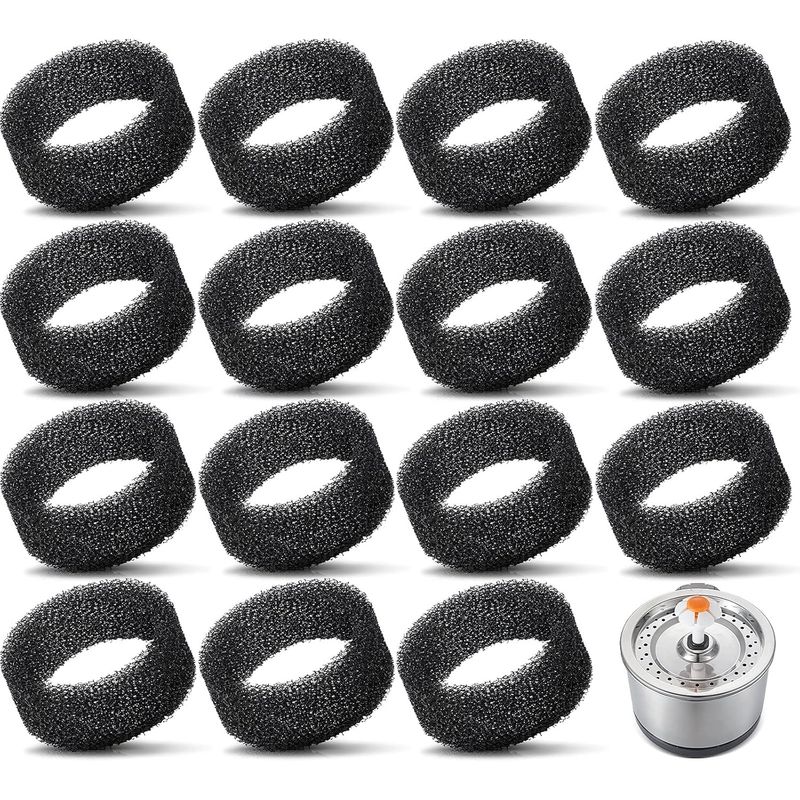 16 Schwammfilter für Tierbrunnen runder Schaum 2 5 L 84 oz