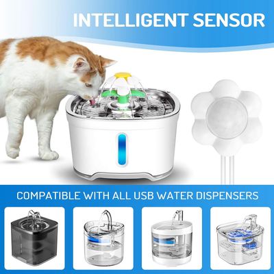 HausPets Dispensador agua perros sensor movimiento USB infrarrojo
