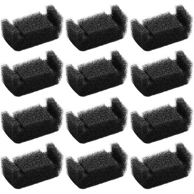 12 pièces filtre éponge noir fontaine eau chat anti poils