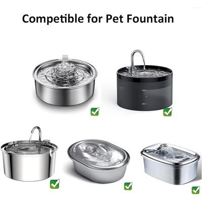 Pompe Inoxydable Chats Pompe Remplacement silencieuse Pompe Chiens Fontaine