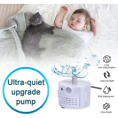 Pompe Inoxydable Chats Pompe Remplacement silencieuse Pompe Chiens Fontaine Pompe Inoxydable Chats Pompe Remplacement silencieuse Pompe Chiens Fontaine