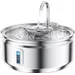Automatischer Trinkbrunnen Katzen,3.2 l,Edelstahl,inklusive Filter