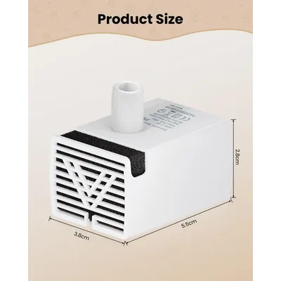 Pompe rechange ultra silencieuse fontaine eau chat 2 2 2 5 2 6 L