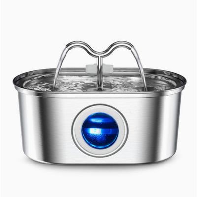 Inoxydable 3.2L, Distributeur Automatique Filtre Chats, Chiens, Animaux en