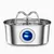 Inoxydable 3.2L, Distributeur Automatique Filtre Chats, Chiens, Animaux en Inoxydable 3.2L, Distributeur Automatique Filtre Chats, Chiens, Animaux en