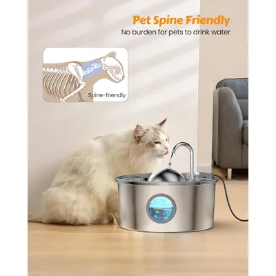 Stainless Steel, 108oz/3.2L Level Hemispherical Shape, Multi-Filter, Silent Stainless Steel, 108oz/3.2L Level Hemispherical Shape, Multi-Filter, Silent