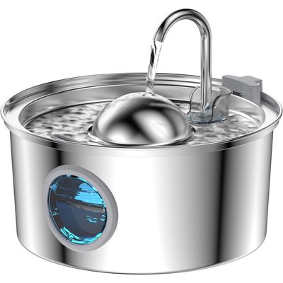 Stainless Steel, 108oz/3.2L Level Hemispherical Shape, Multi-Filter, Silent