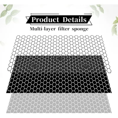 Filtre fontaine chat éponge filtrante carrée pour 2 5 L Filtre fontaine chat éponge filtrante carrée pour 2 5 L
