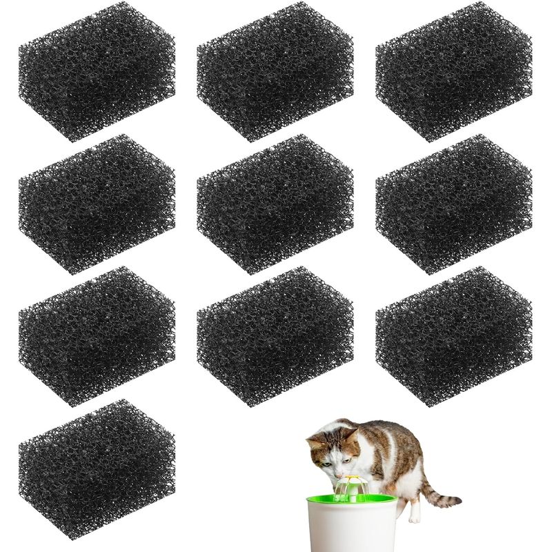 Filter Katzenbrunnen quadratischer Schaum für 2 5 L