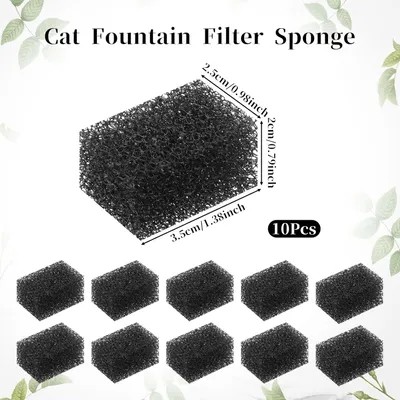 Filtre fontaine chat éponge filtrante carrée pour 2 5 L Filtre fontaine chat éponge filtrante carrée pour 2 5 L
