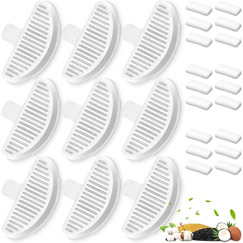 Anwendbar BFLICROY 9er Set Filter + 18 Schwämme für Brunnen 2L