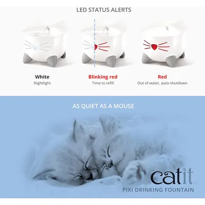 Fontaine eau chat 2 5 L rose Fontaine eau chat 2 5 L rose