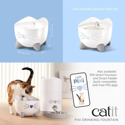 Fontaine eau chat 2 5 L rose Fontaine eau chat 2 5 L rose