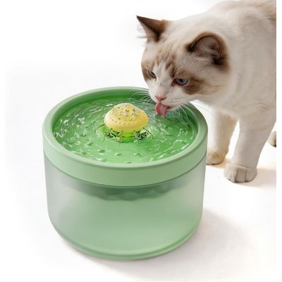 Fontaine à eau silencieuse de 1,8 L avec système de filtration multicouche