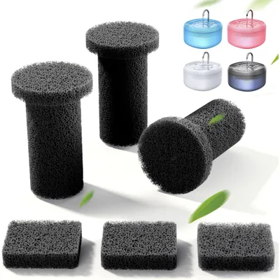3 Pcs comme Silencieux+ 3 Pcs Pompe FEELNEEDY Chats 3,2 L(FN-W06) Éponge 3 Pcs comme Silencieux+ 3 Pcs Pompe FEELNEEDY Chats 3,2 L(FN-W06) Éponge