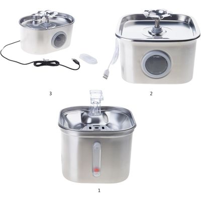 HausPets Comedero eléctrico automático de 2,6 L mascotas (gatos, perros)