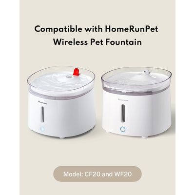 Homerunpet sans fil, compatible le modèle CF20 Fontaine eau chat,