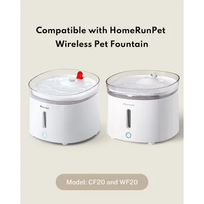 Homerunpet sans fil, compatible le modèle CF20 Fontaine eau chat,