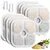 Convient pour Pixi Lot de 6 fontaines pour chat Élément filtrant, Blanc Convient pour Pixi Lot de 6 fontaines pour chat Élément filtrant, Blanc