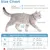 HausPets Harnais+Laisse chat S bleu 145cm