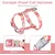 HausPets Harnais+Laisse chat S rose 145cm